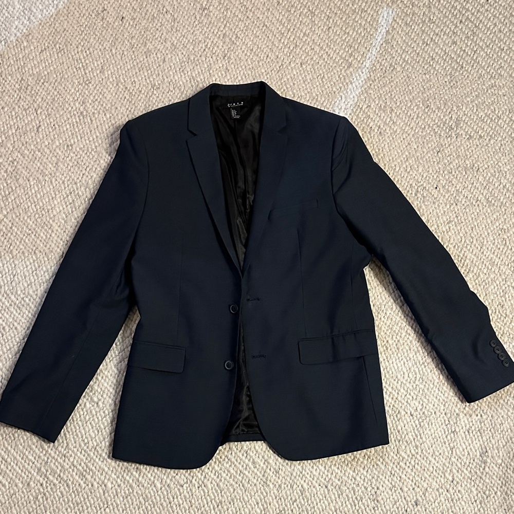 Classic Dark Navy Blue Men's Blazer